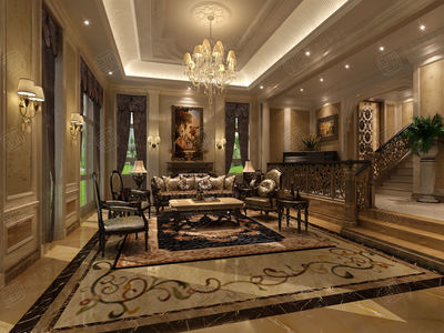 绿城上海御园装修效果图及别墅装修价格费用解析